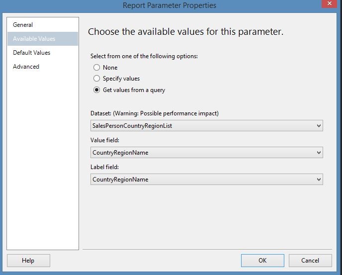 report_parameter report_parameter